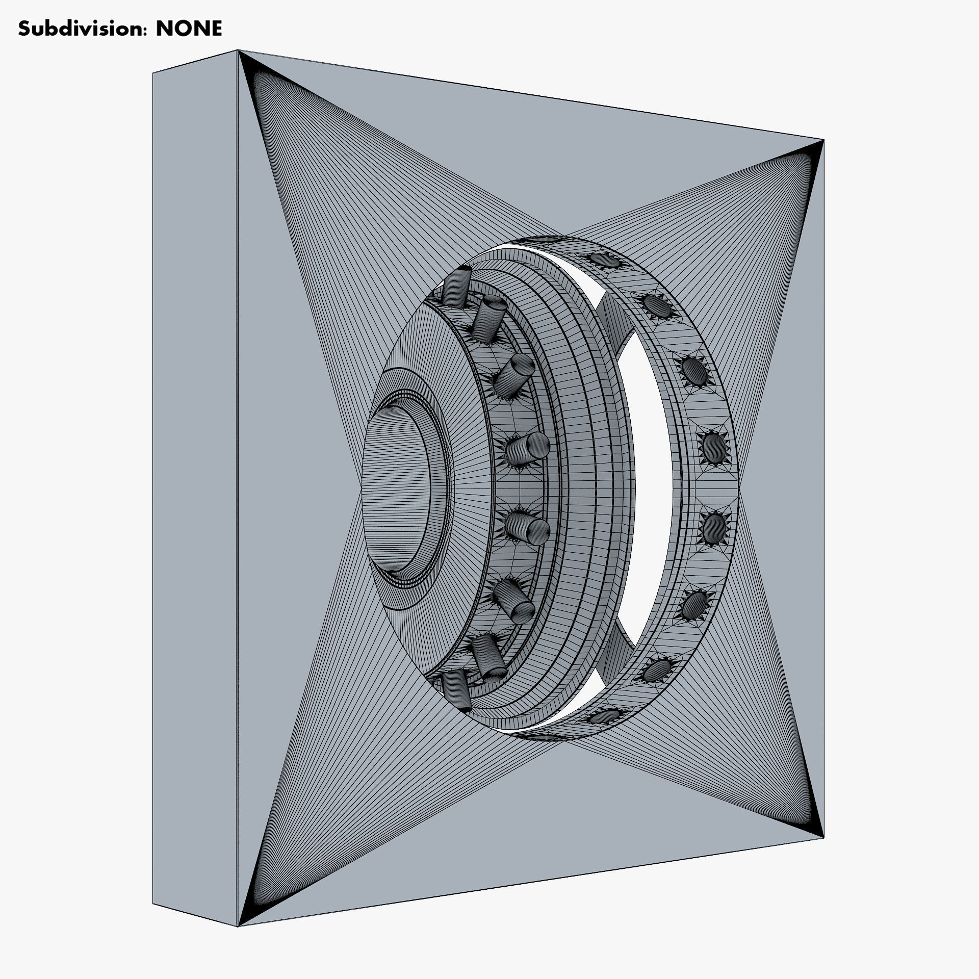 Bank Vault Door v 4 3D model_17