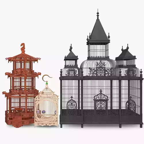 ANTIQUE BIRD CAGE