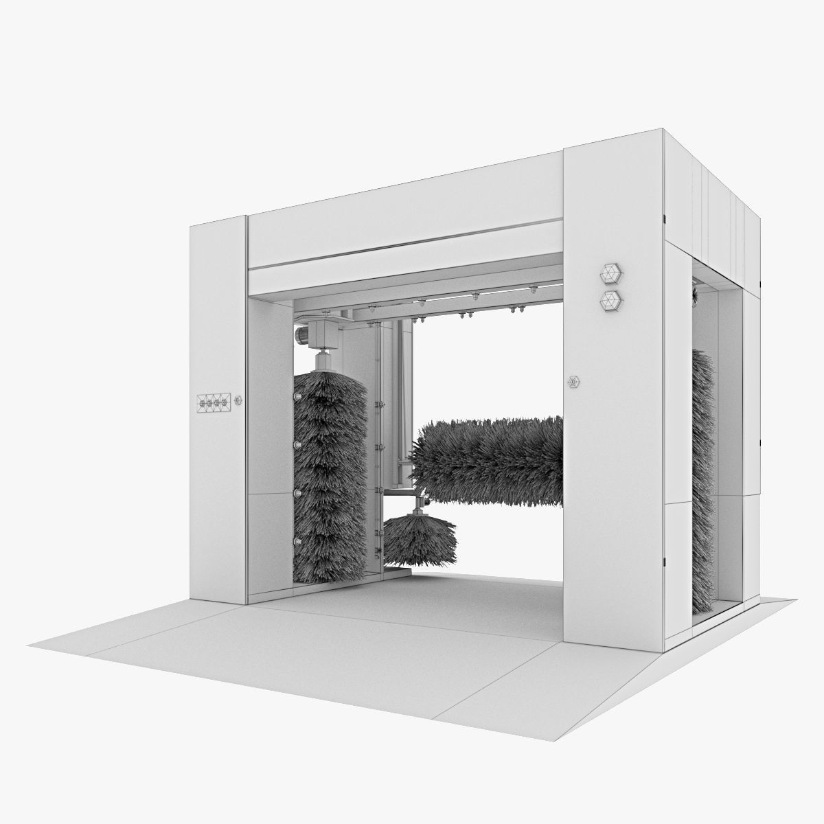 Car Wash 3D model_8
