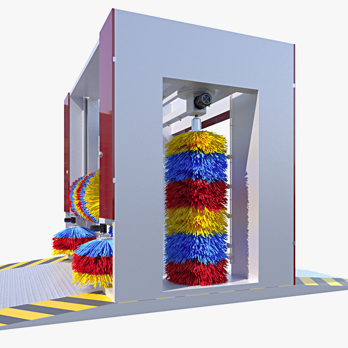Car Wash 3D model_3