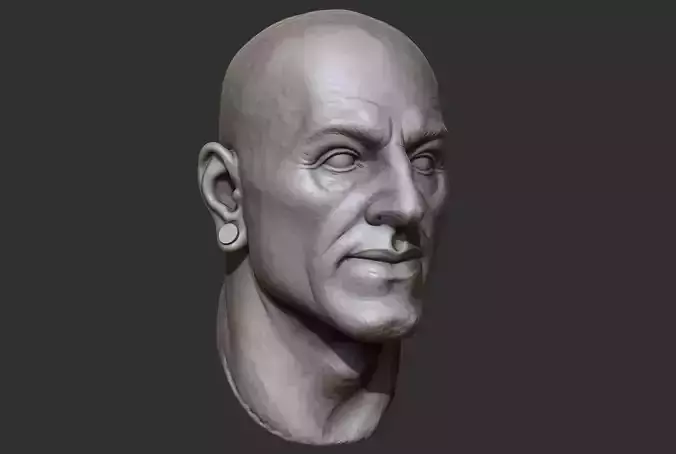 Warrior head High Poly