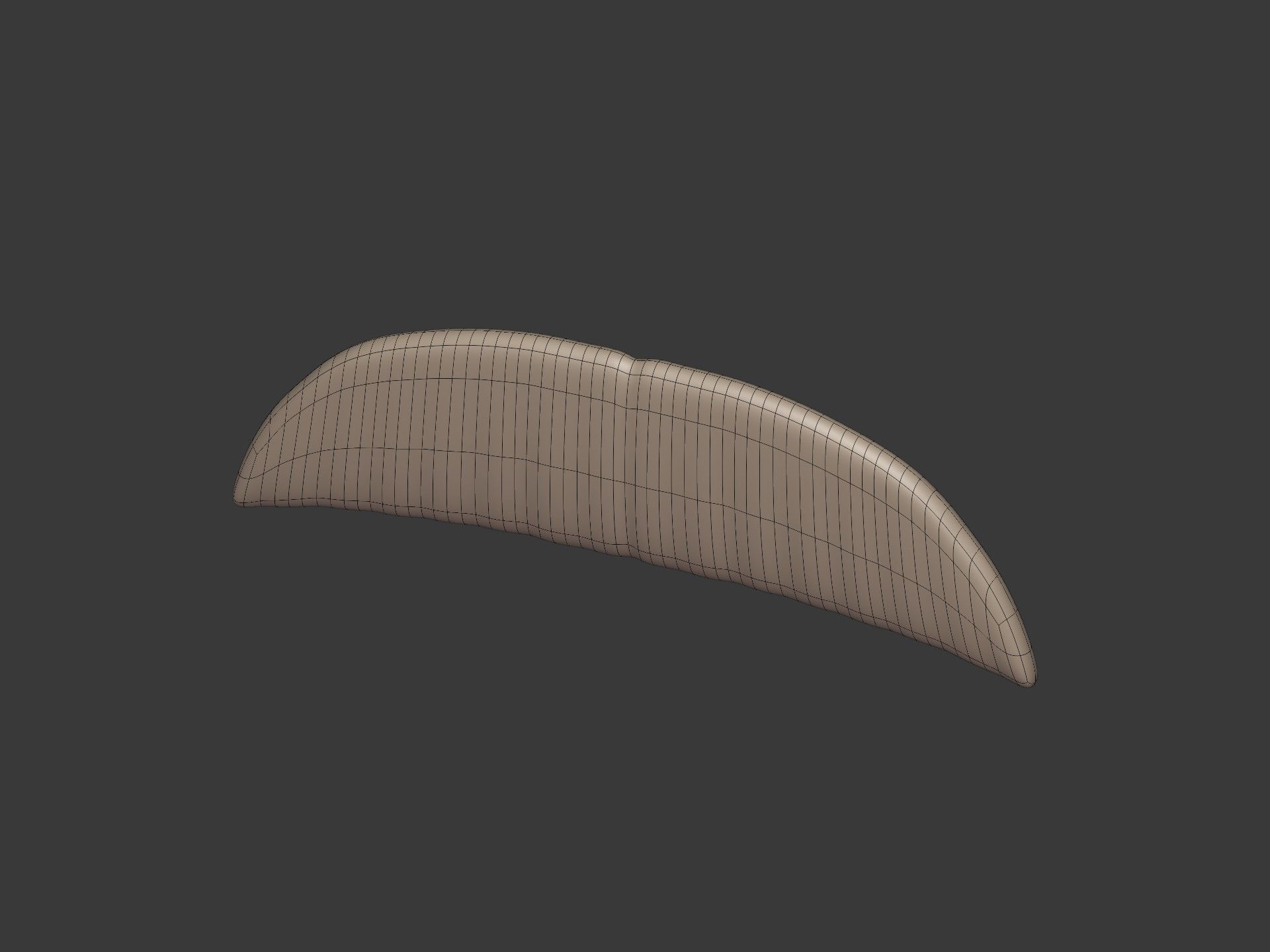 Cartoon Mustaches Pack Low-poly 3D model_24