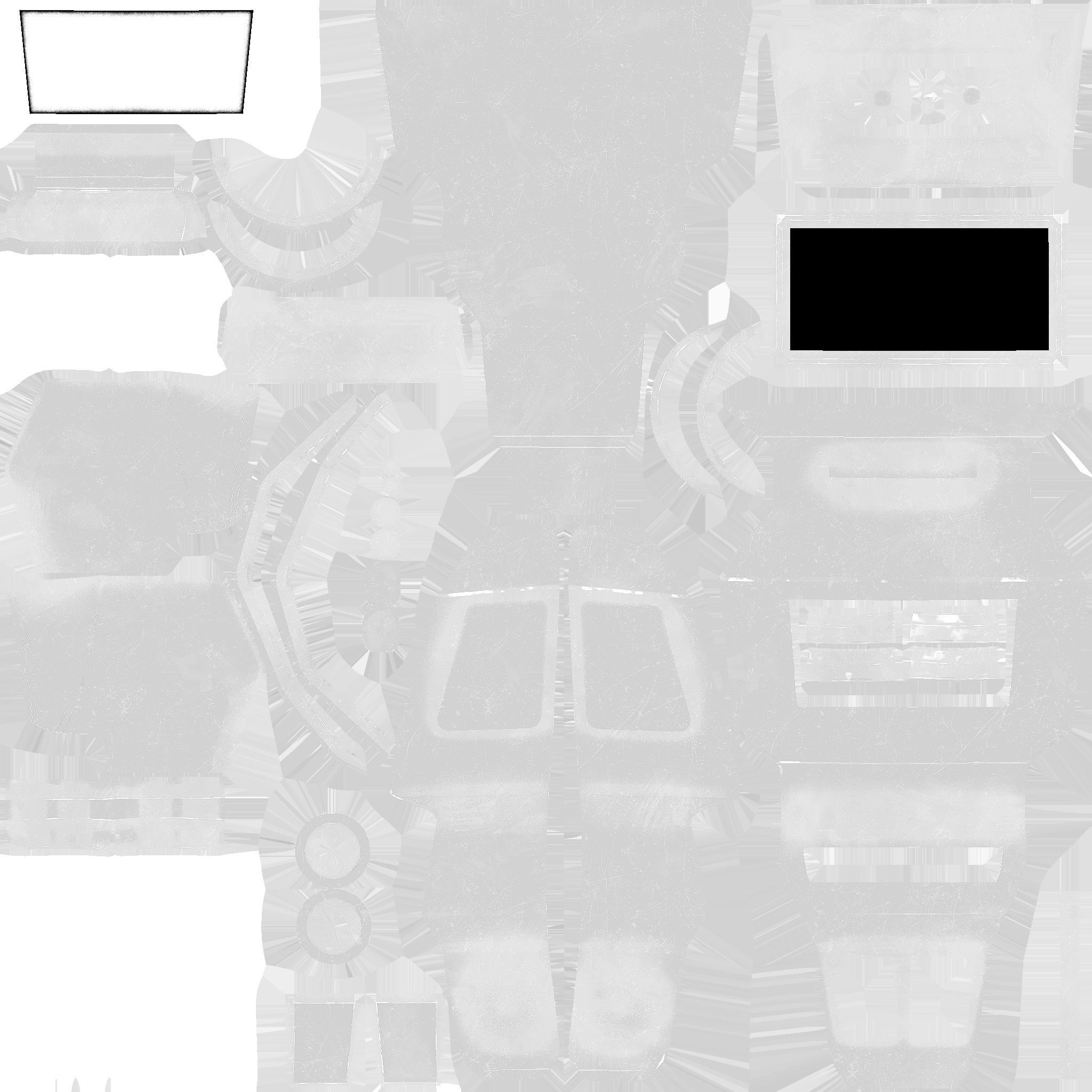 SciFi Backpack 07 Military Camo - Character Fashion Design Low-poly 3D model_18