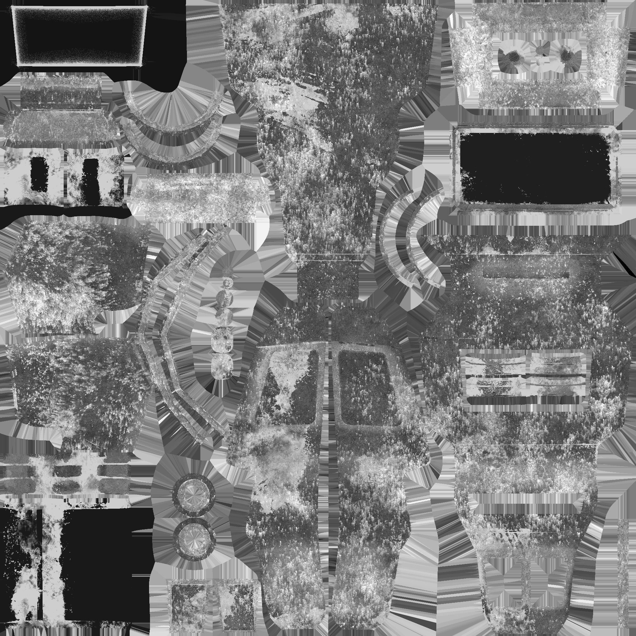 SciFi Backpack 08 Rust Destroyed - Character Fashion Design Low-poly 3D model_21