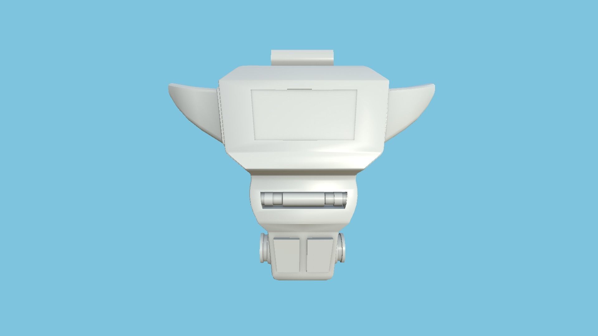 SciFi Backpack 08 Rust Destroyed - Character Fashion Design Low-poly 3D model_8