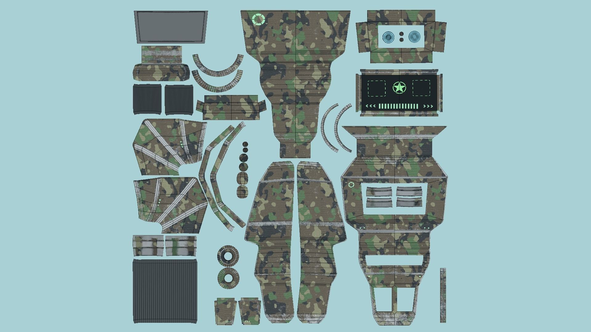 08 SciFi Backpack Collection - Character Fashion Design _59