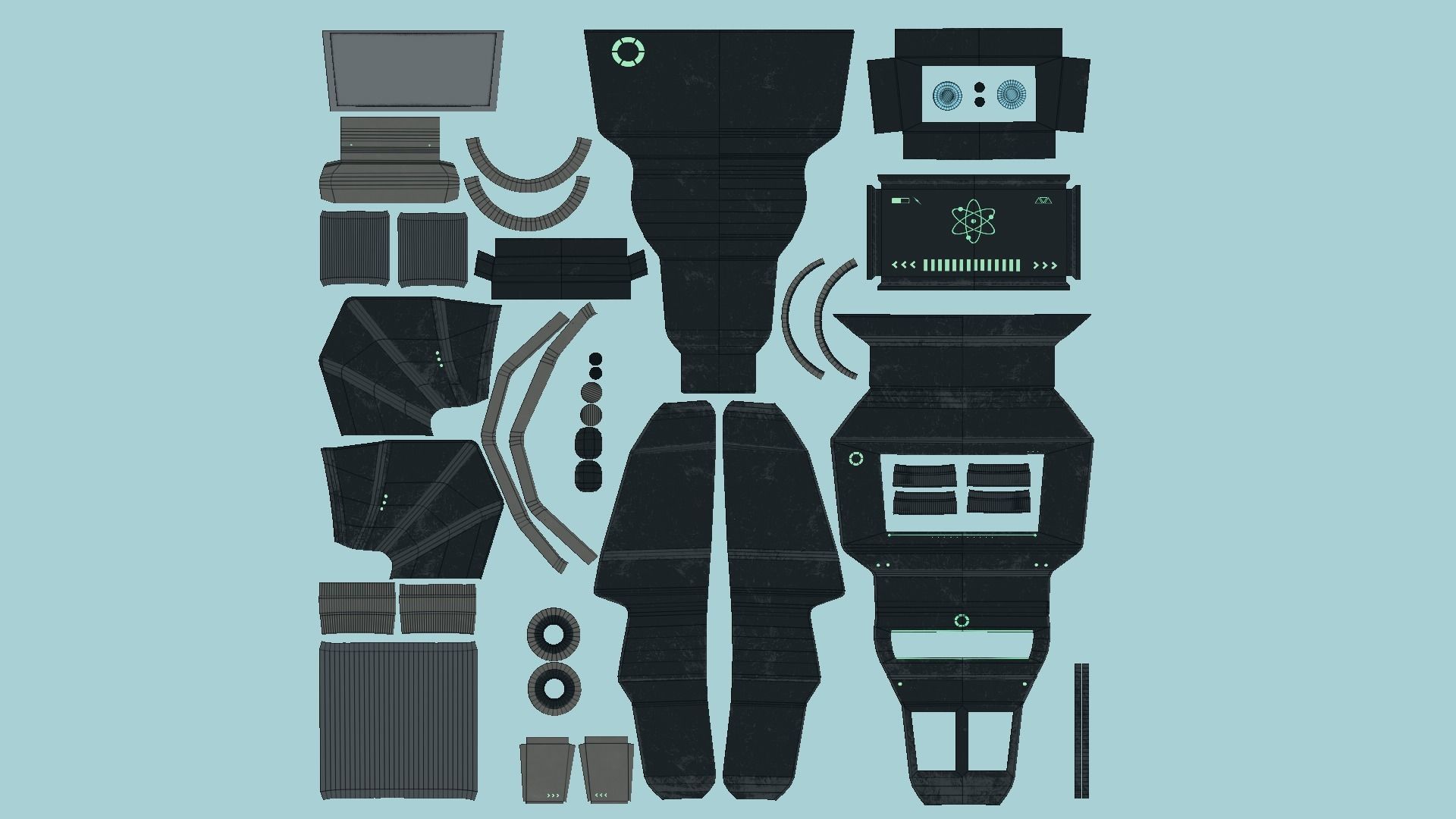 08 SciFi Backpack Collection - Character Fashion Design _51