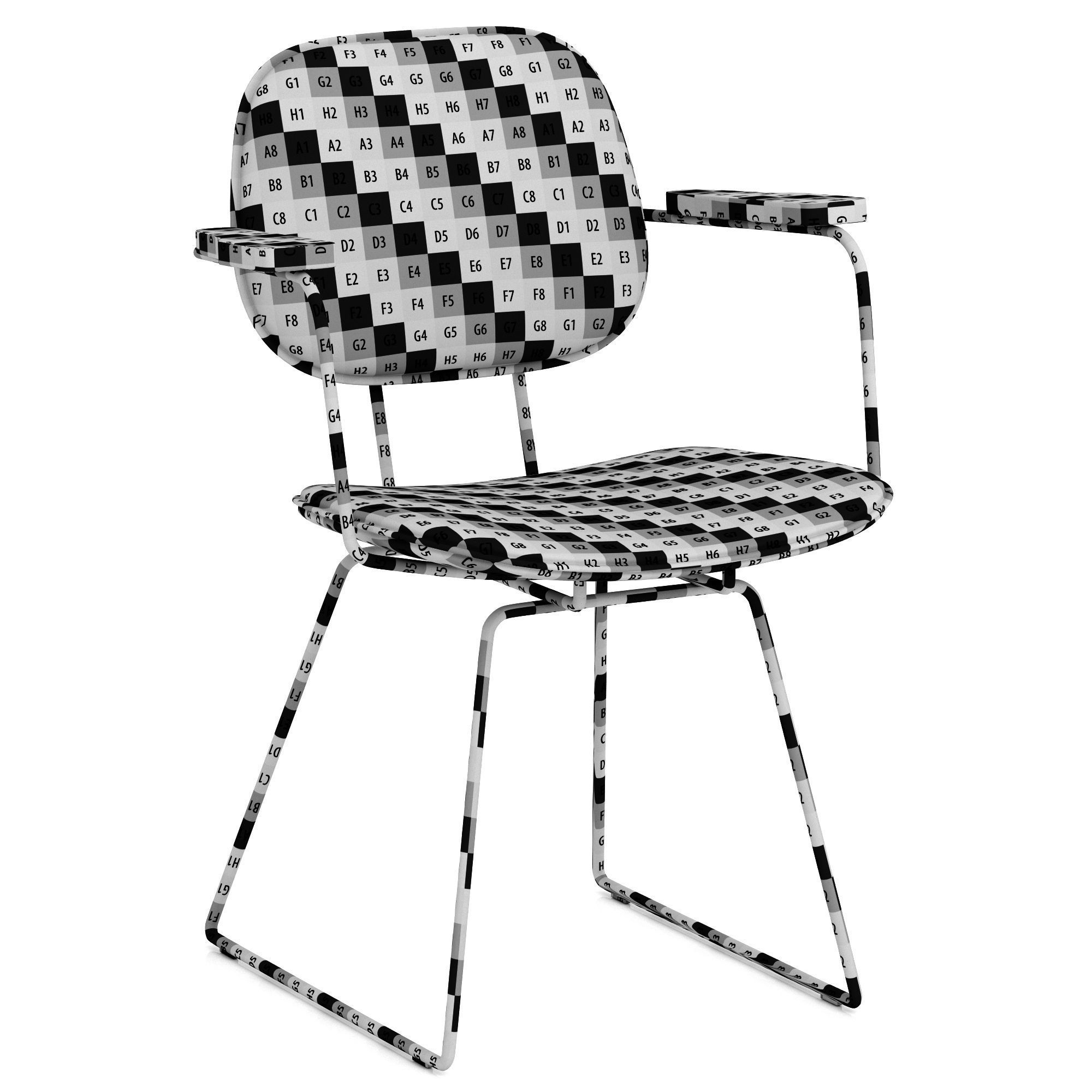 Flexform Echoes 3D model_7