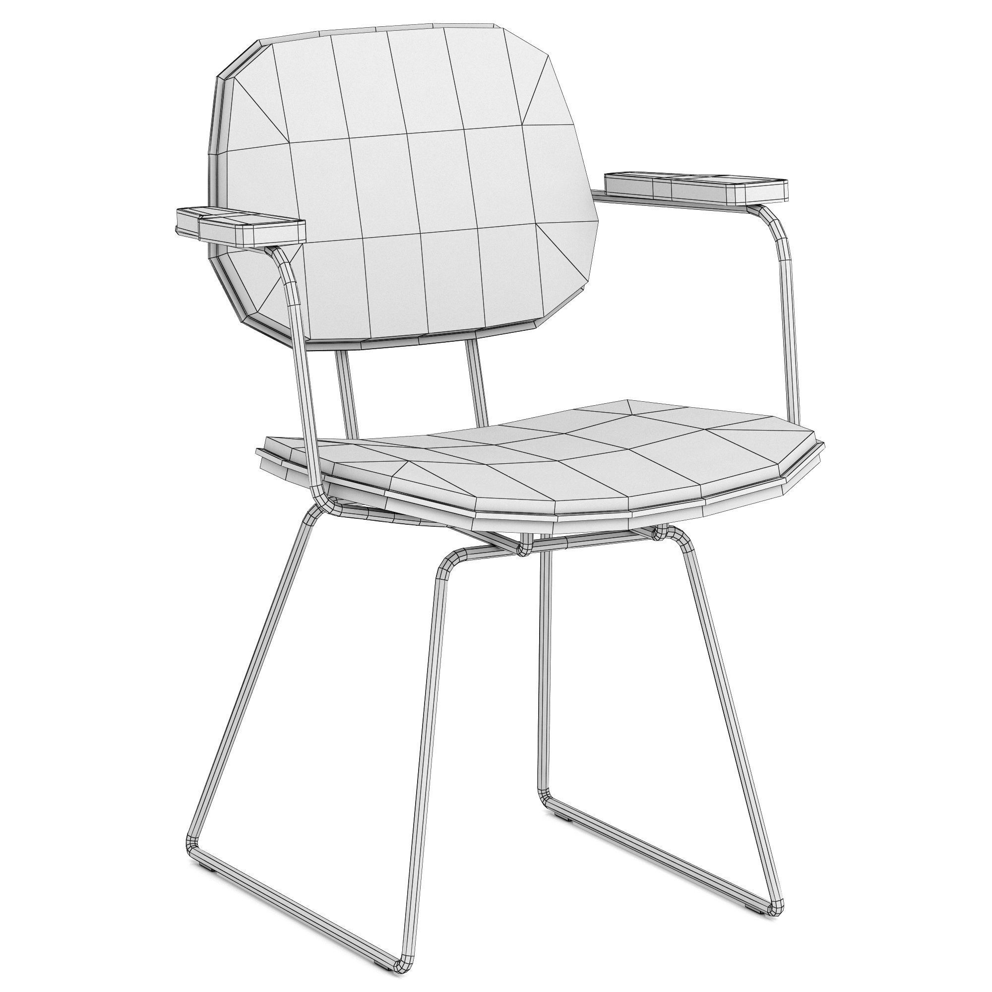 Flexform Echoes 3D model_8