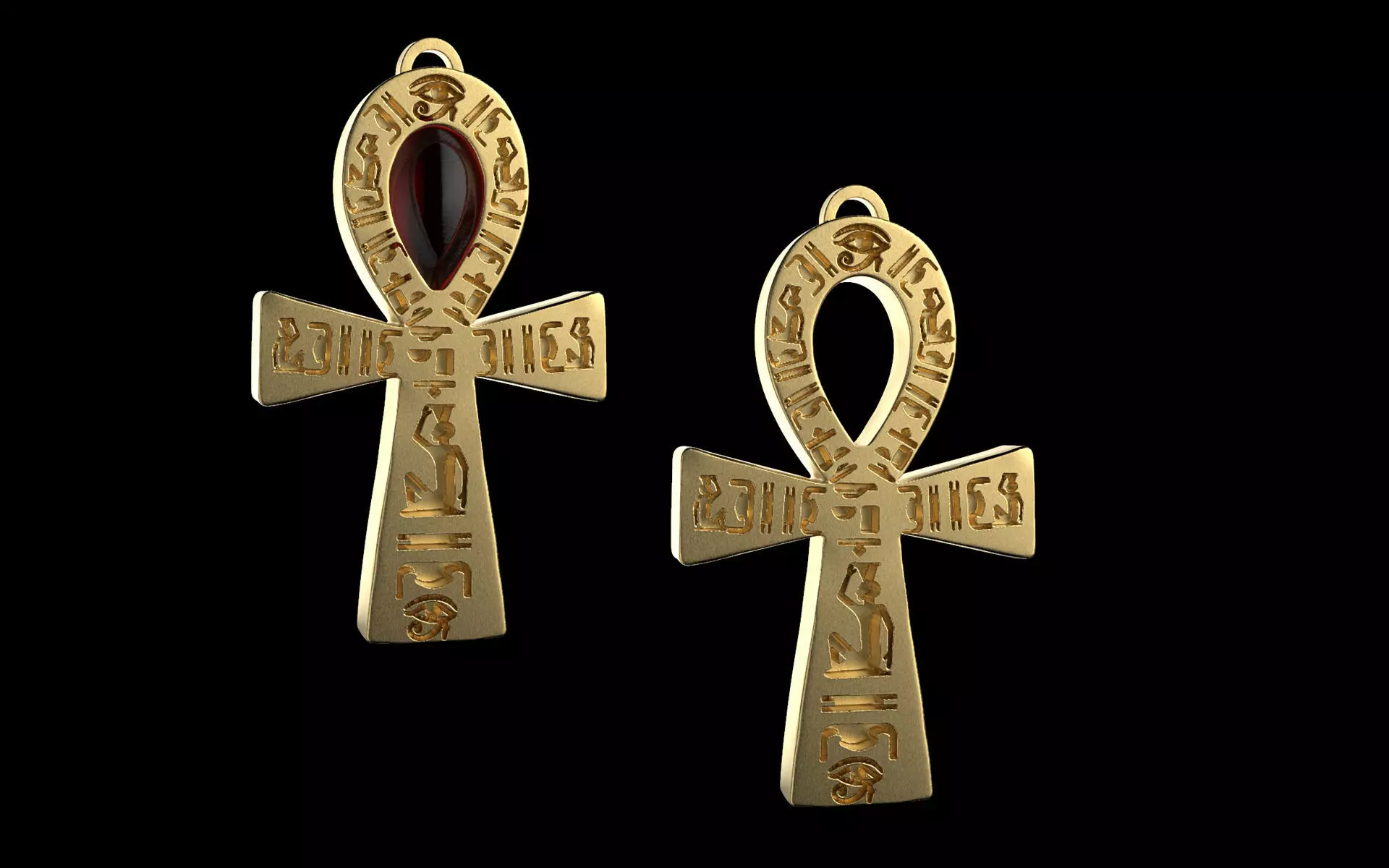 Cross Ankh 3D print model