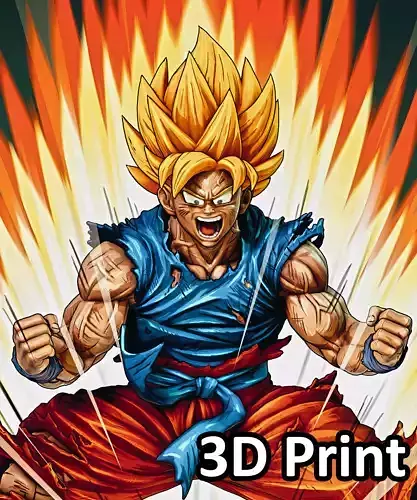 Goku Dragon Ball Z  3D print model