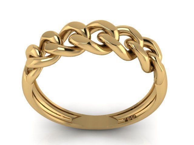 Woven ring 3D print model_3
