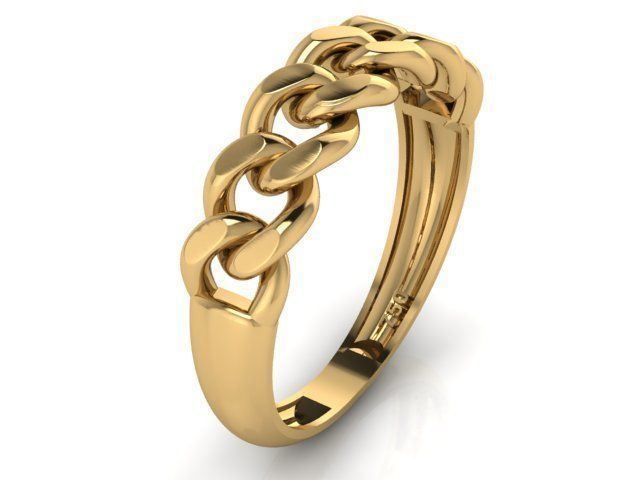 Woven ring 3D print model_1