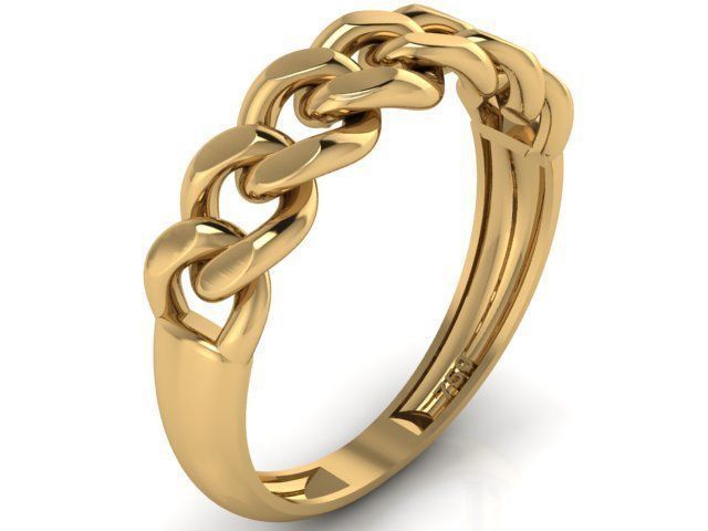 Woven ring 3D print model_2