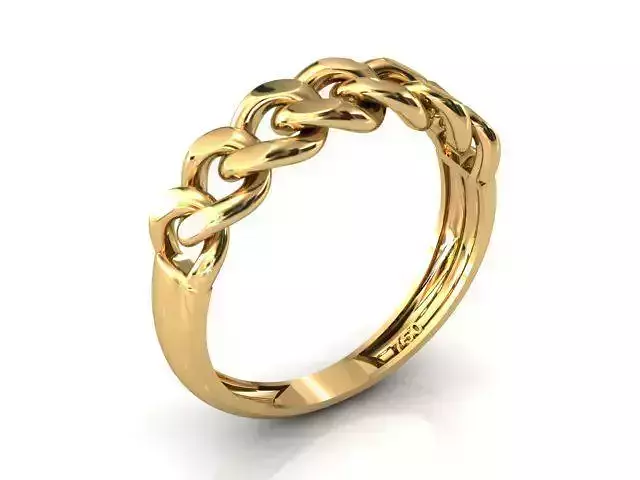 Woven ring 3D print model