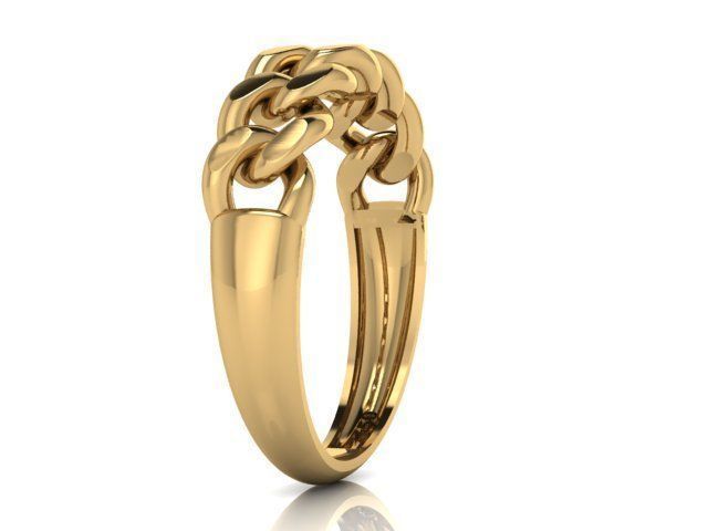 Woven ring 3D print model_8