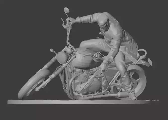 Terminator and Motorcycle