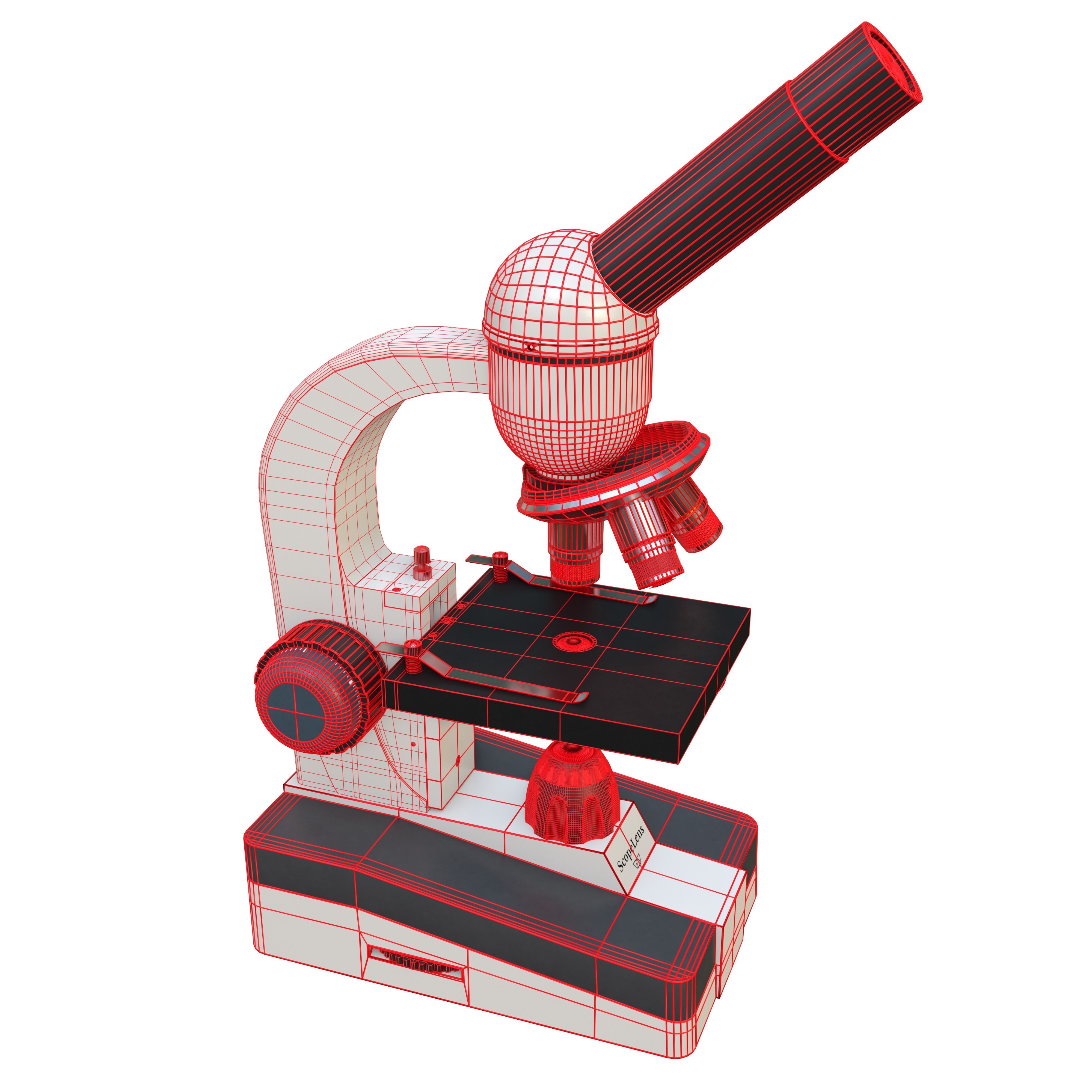Microscope Portable - Brand New 3D model_12