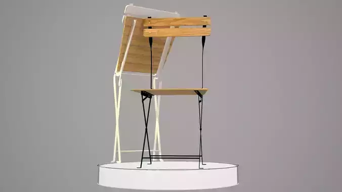 Cadeira Rio Antigo 3D model
