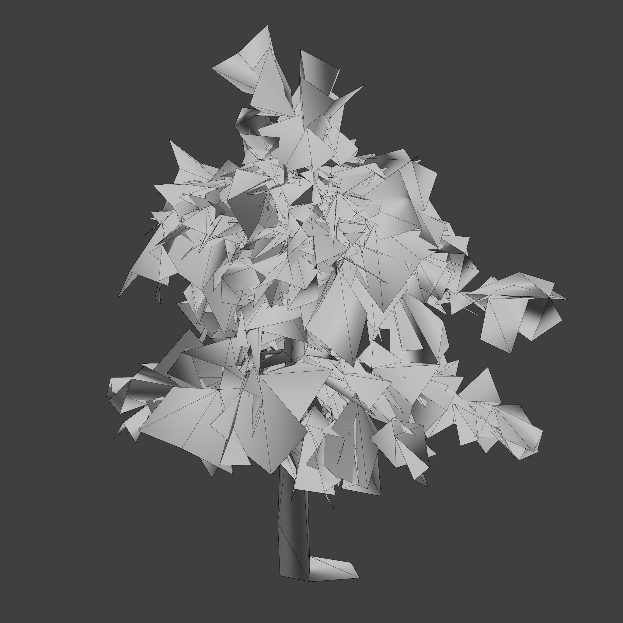 Pinyon Pine 5 Low-poly 3D model_12