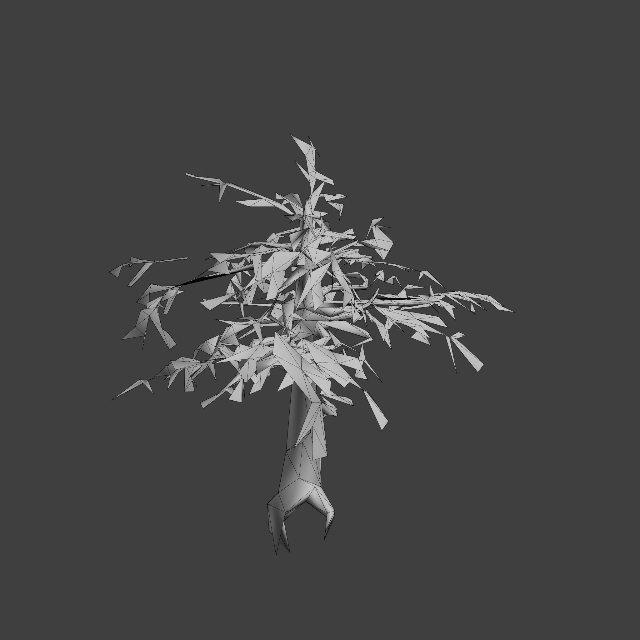 Pinyon Pine 14 Low-poly 3D model_12