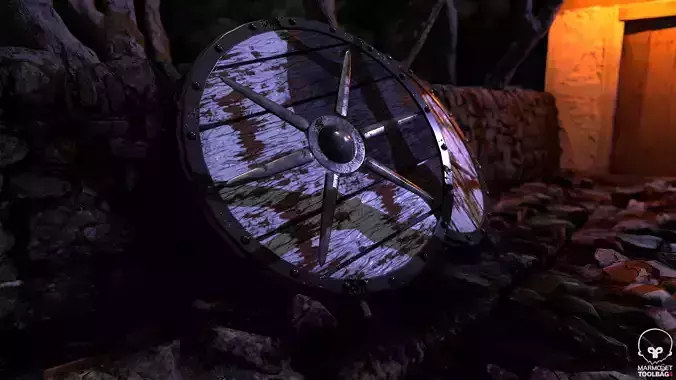 Viking Shield Model