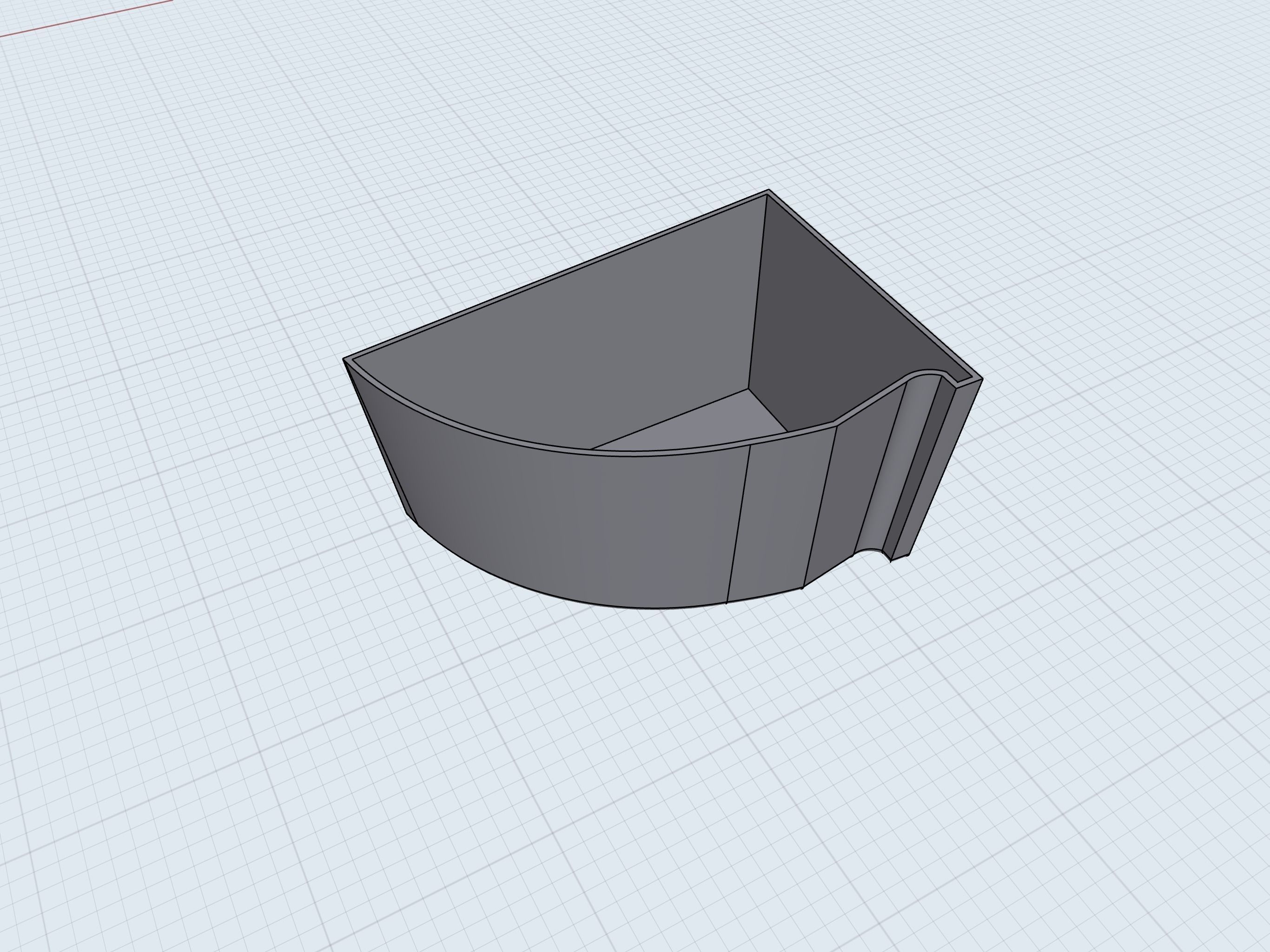 Mitsubishi Outlander storage boxes 3D print model_2
