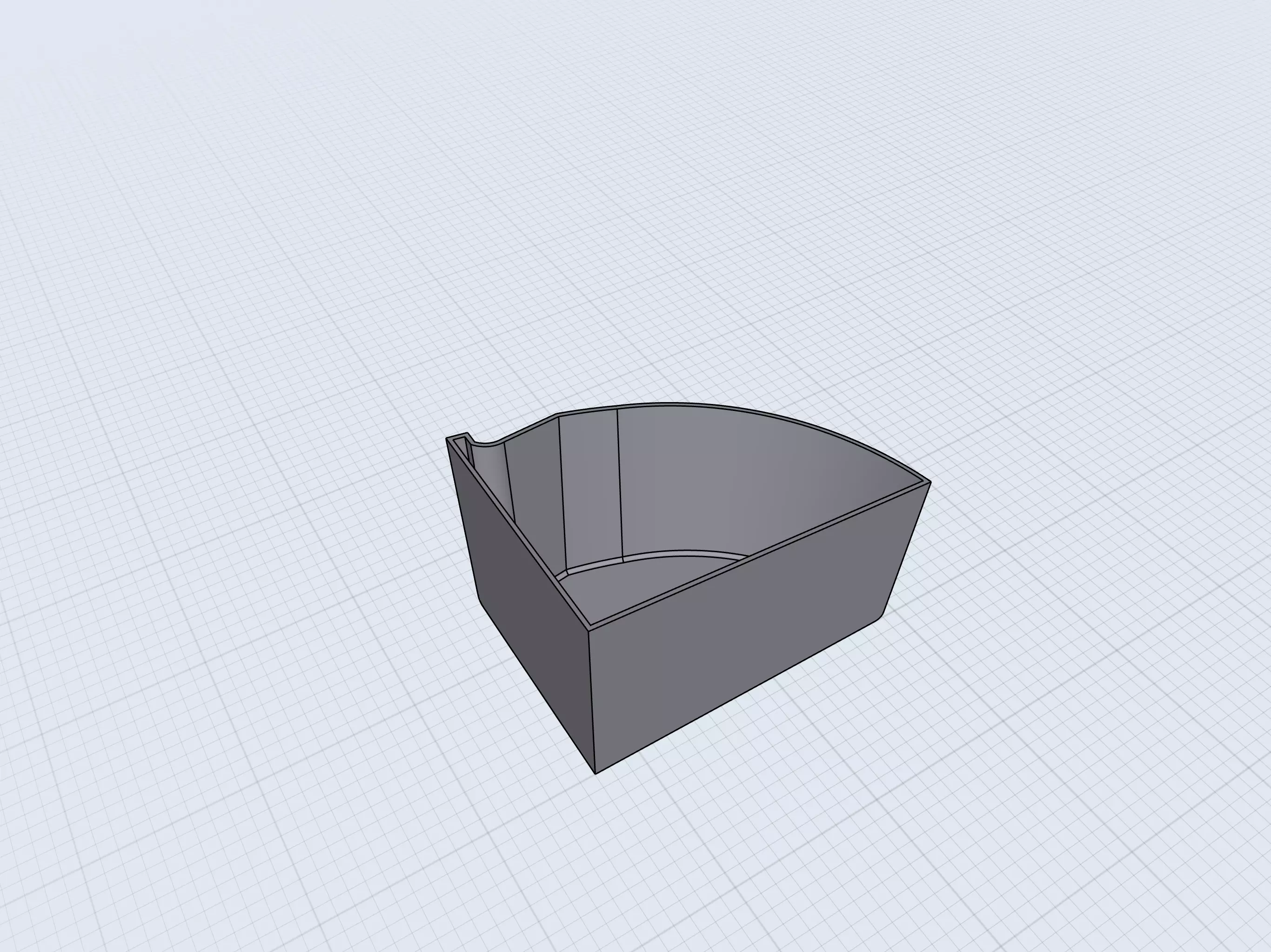 Mitsubishi Outlander storage boxes 3D print model_0