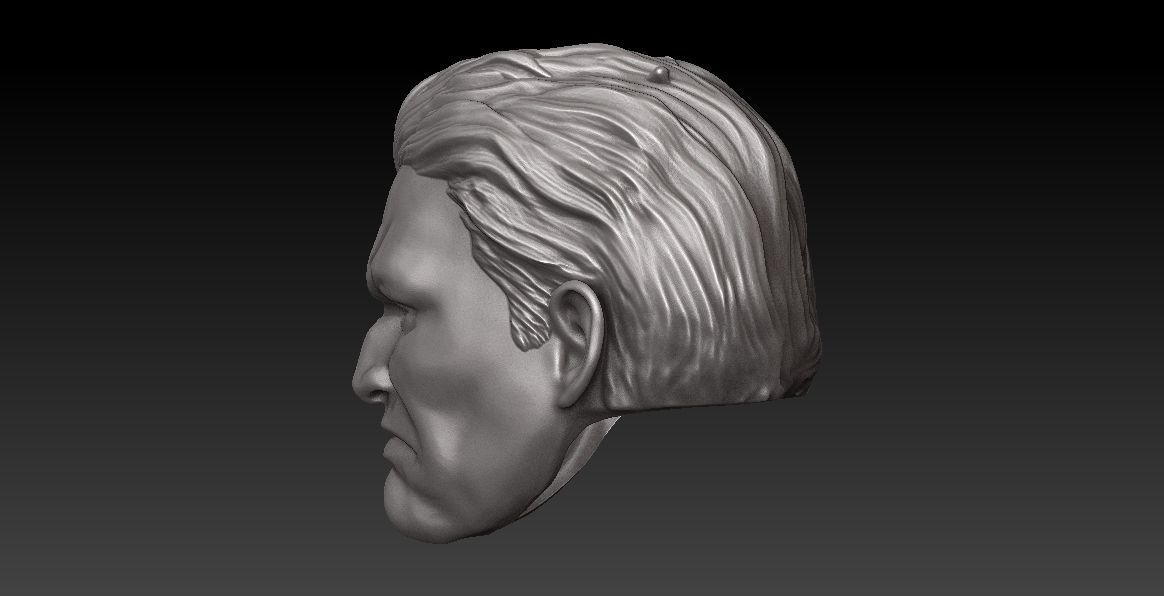 ONE12 SCALE HEAD - PUNISHER COMIC VER 3D print model_8