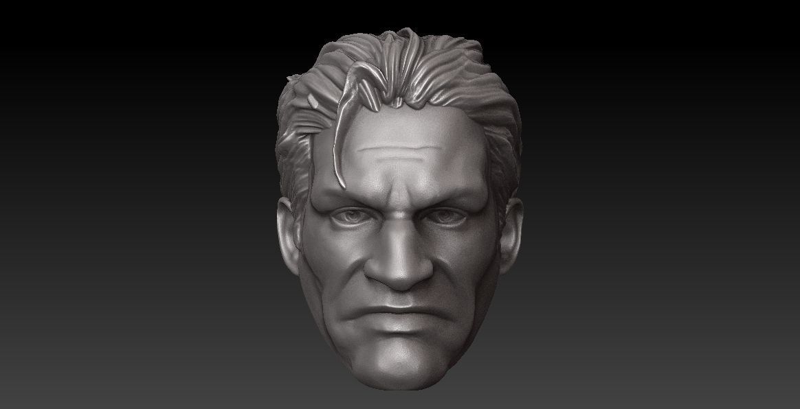 ONE12 SCALE HEAD - PUNISHER COMIC VER 3D print model_2