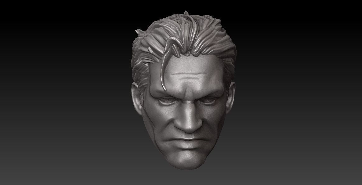 ONE12 SCALE HEAD - PUNISHER COMIC VER 3D print model_5