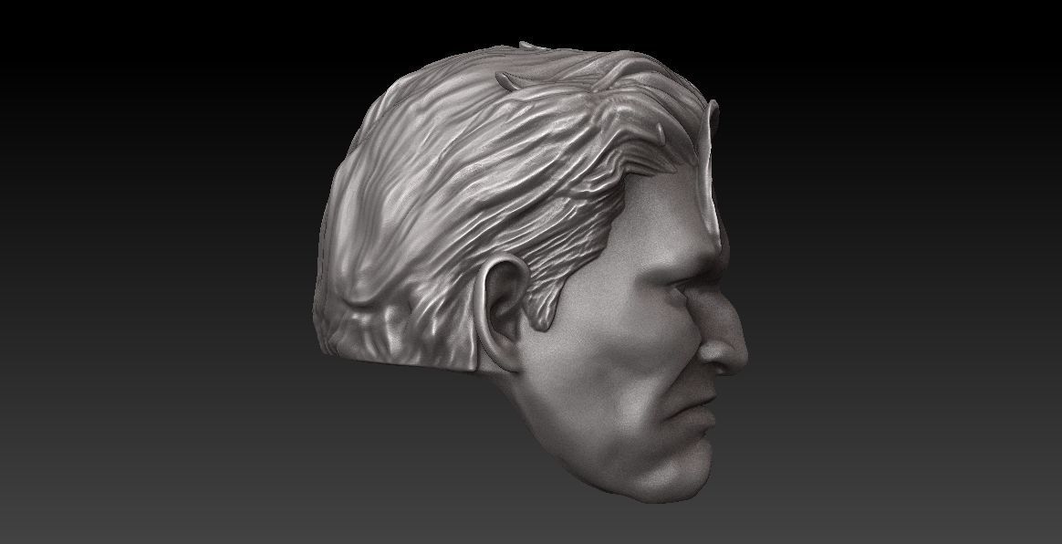 ONE12 SCALE HEAD - PUNISHER COMIC VER 3D print model_11