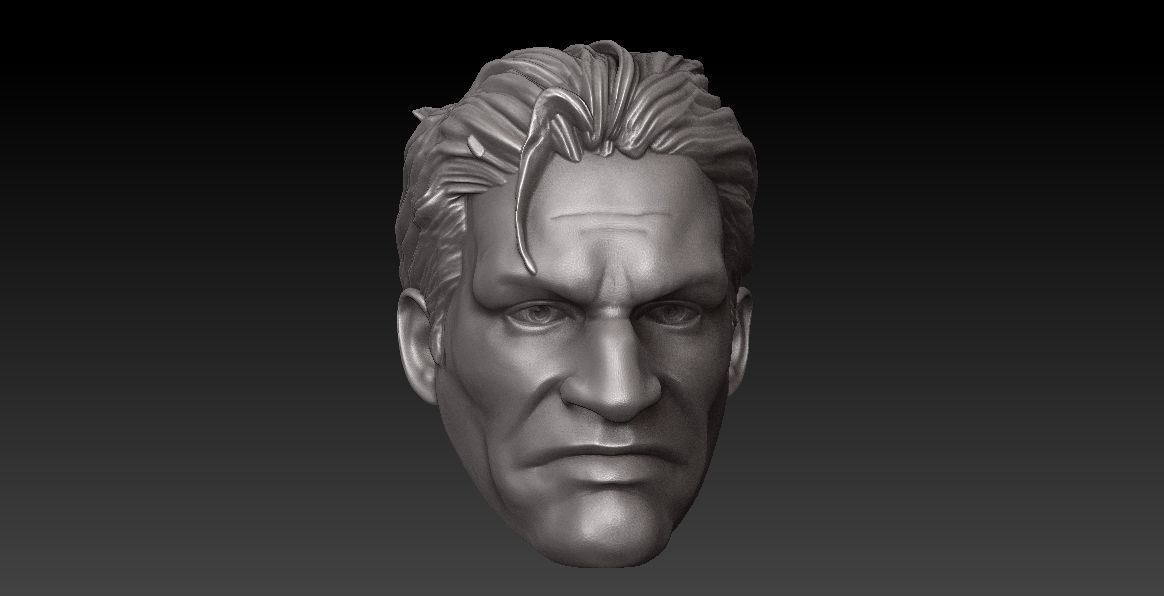 ONE12 SCALE HEAD - PUNISHER COMIC VER 3D print model_4
