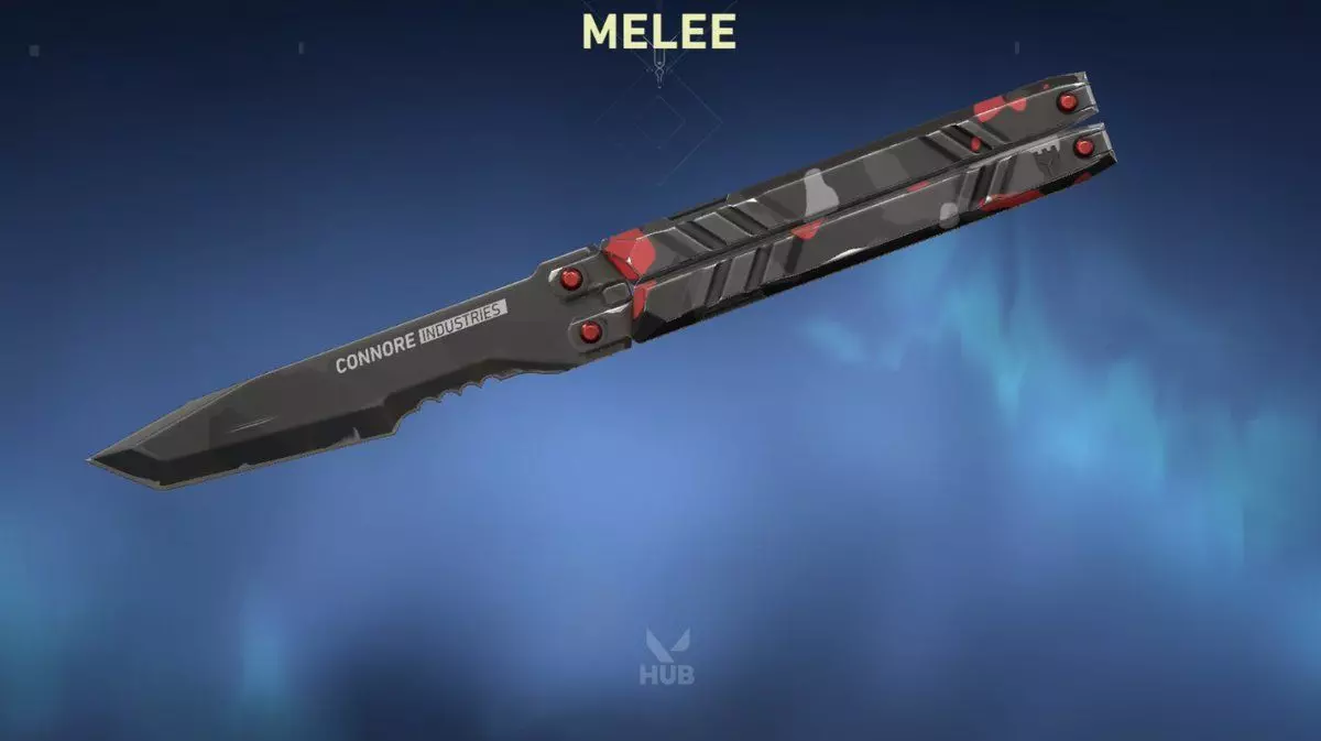 Butterfly Knife Valorant 3D print model_0
