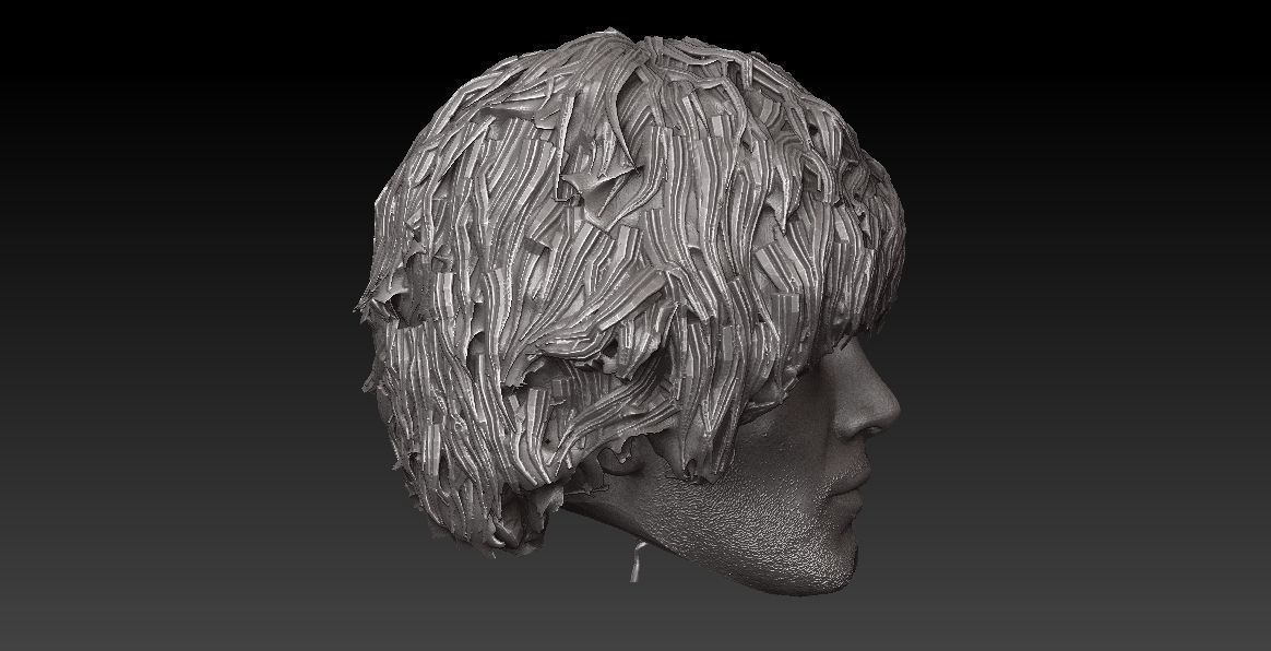 ONE6 SCALE HEAD - CARLOS OLIVEIRA - RESIDENT EVIL 3 REMAKE VER 3D print model_9