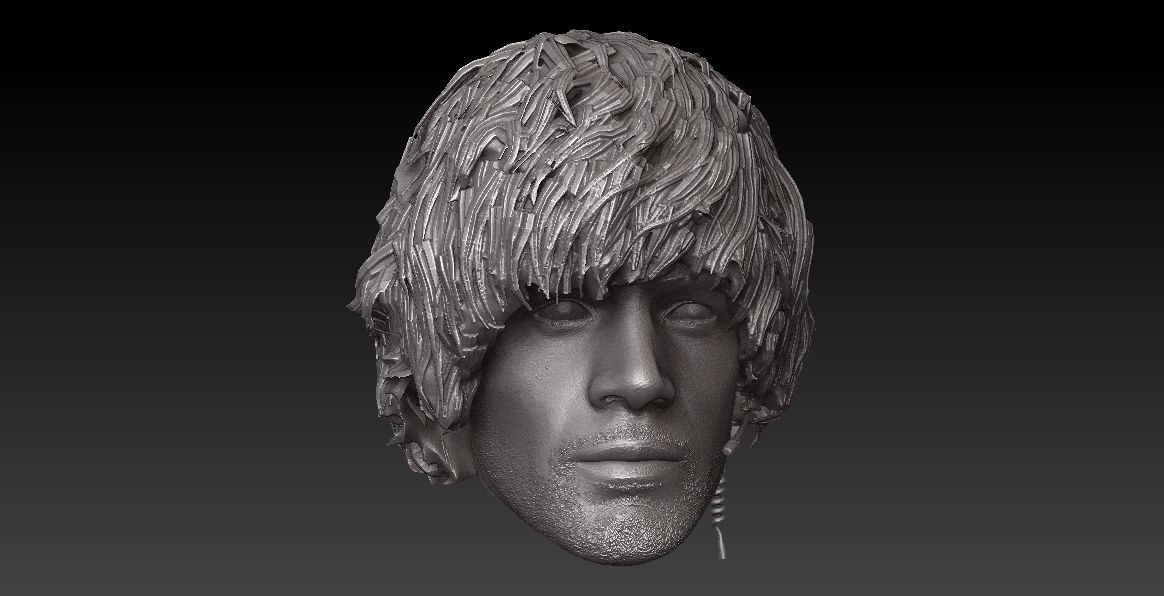 ONE6 SCALE HEAD - CARLOS OLIVEIRA - RESIDENT EVIL 3 REMAKE VER 3D print model_11