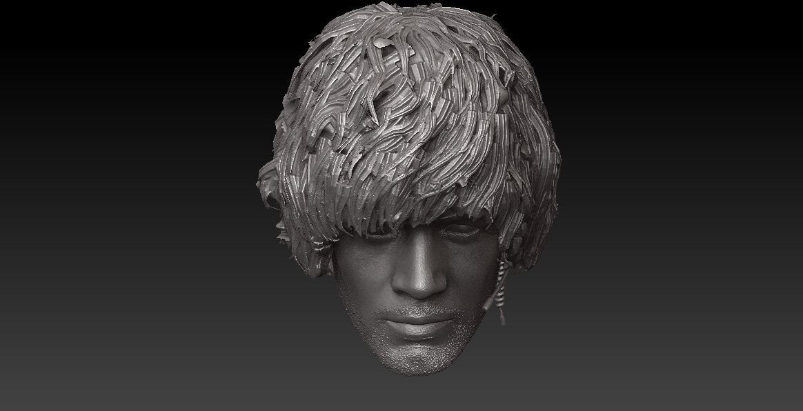 ONE6 SCALE HEAD - CARLOS OLIVEIRA - RESIDENT EVIL 3 REMAKE VER 3D print model_12