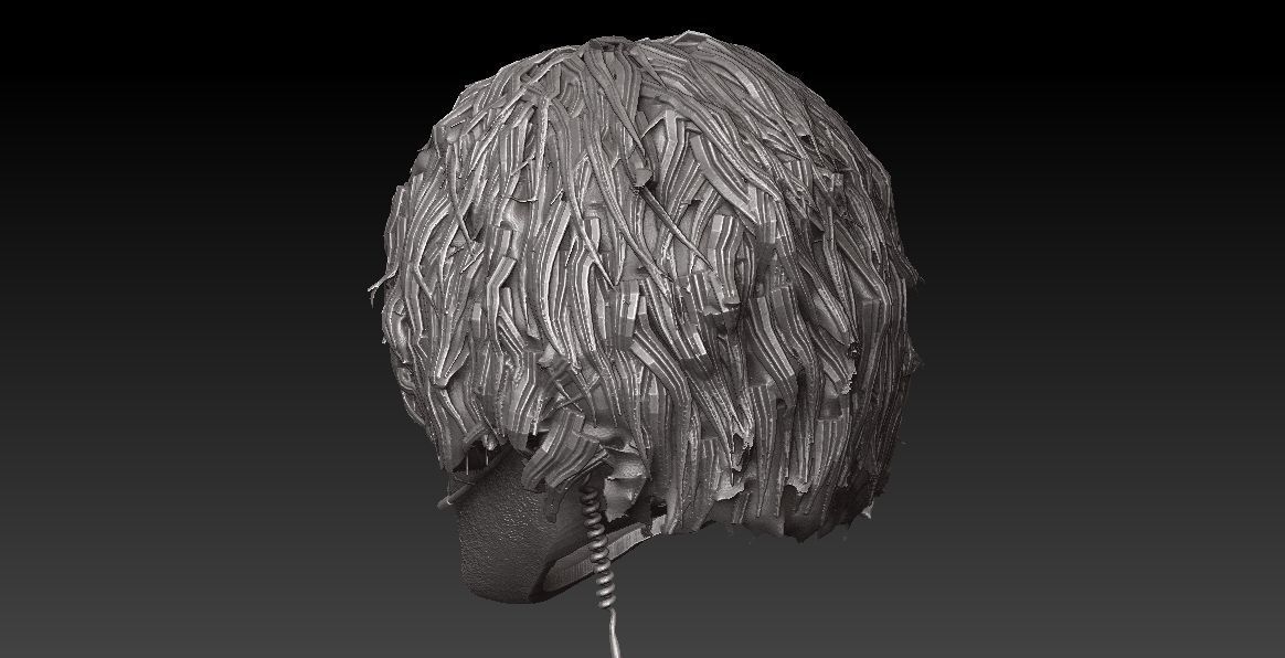 ONE6 SCALE HEAD - CARLOS OLIVEIRA - RESIDENT EVIL 3 REMAKE VER 3D print model_6