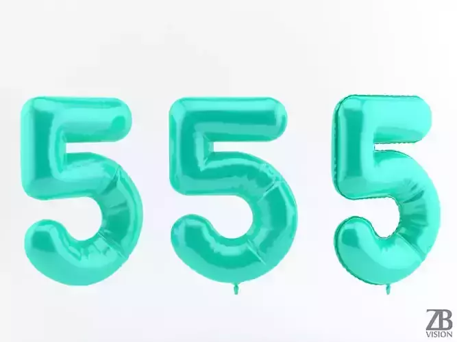 5 five balloon