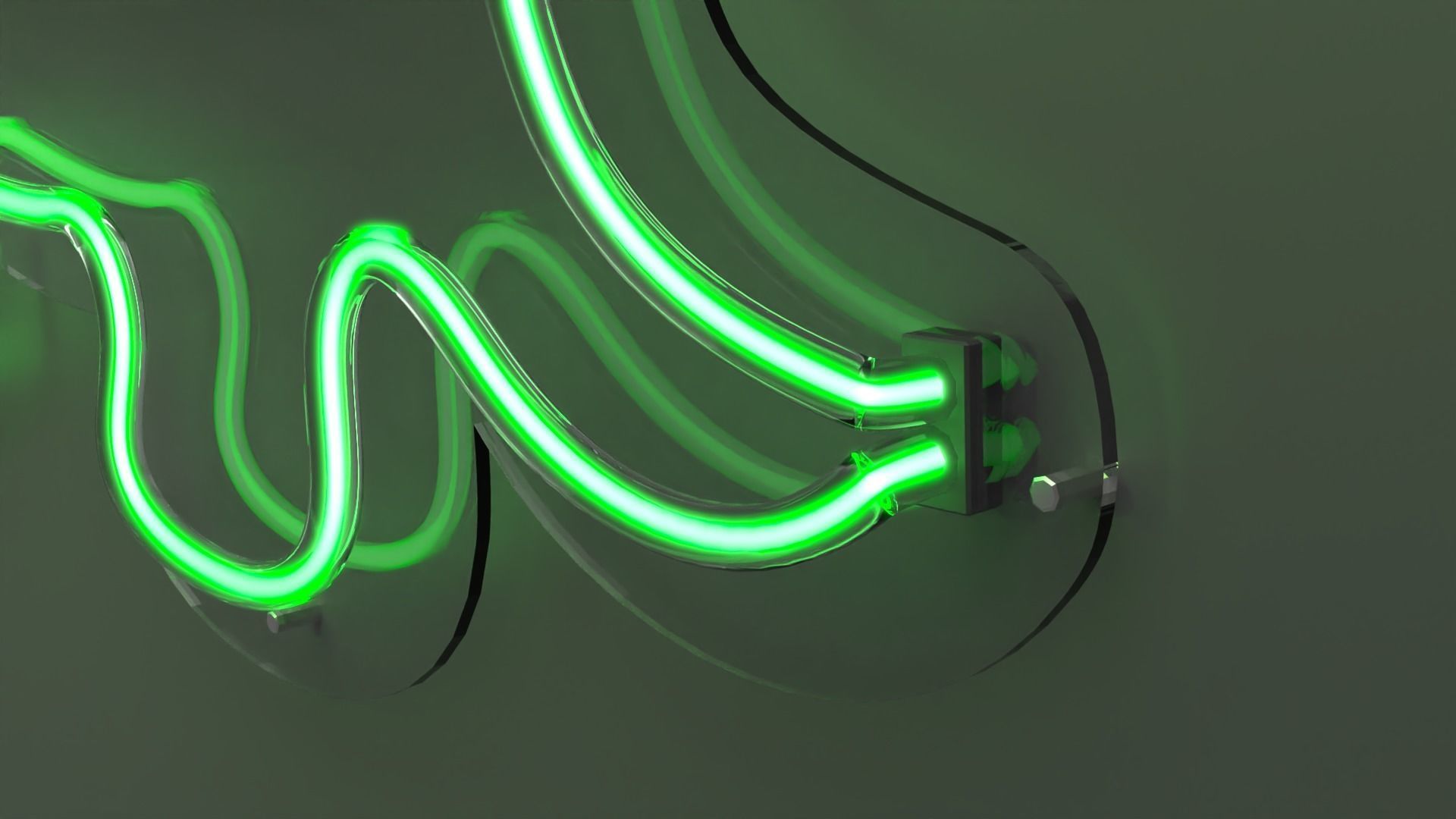 Dinosaur - Neon Sign 3D model_2