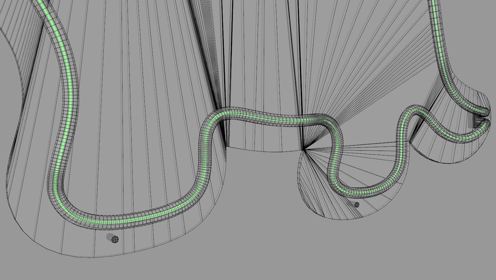 Dinosaur - Neon Sign 3D model_9