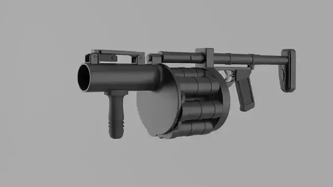 Grenade Launcher 3D model