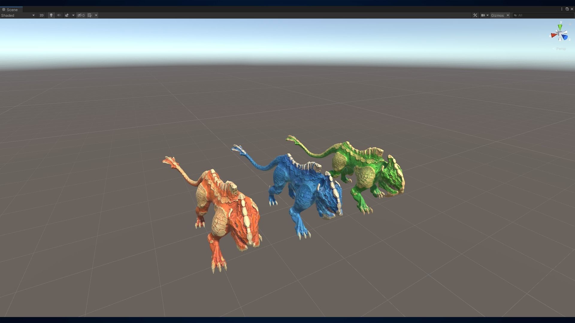 Creature v001 Low-poly 3D model_4