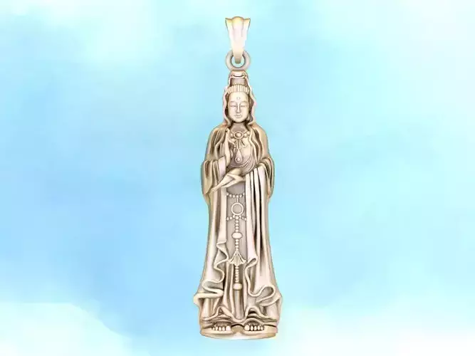 Buddha Guan Yin Pendant - Buddha Pendan