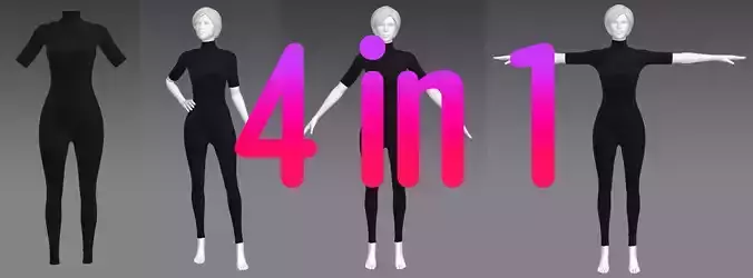 Woman Clothing 4 in 1 set58