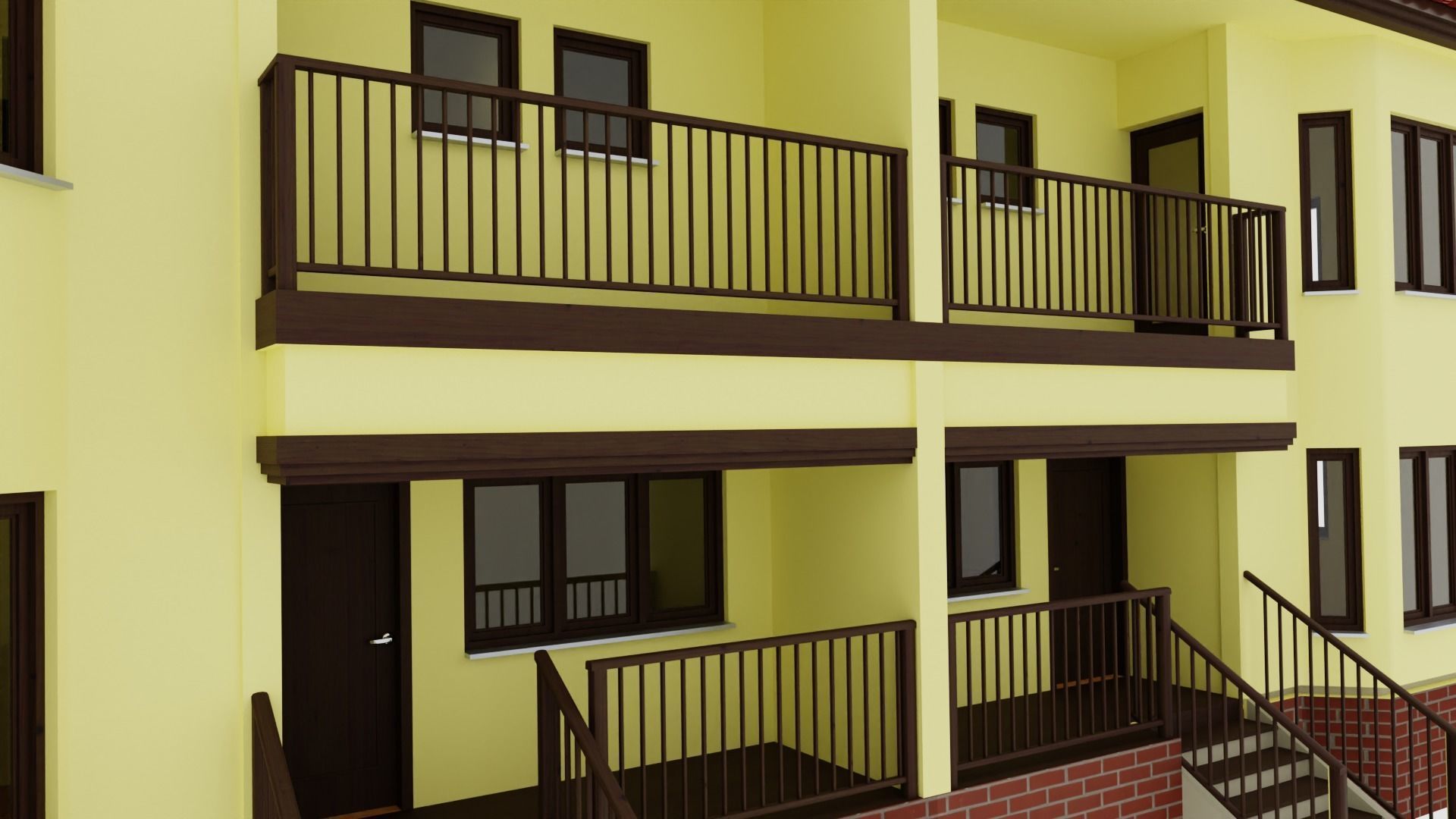 House two story 3D model_4