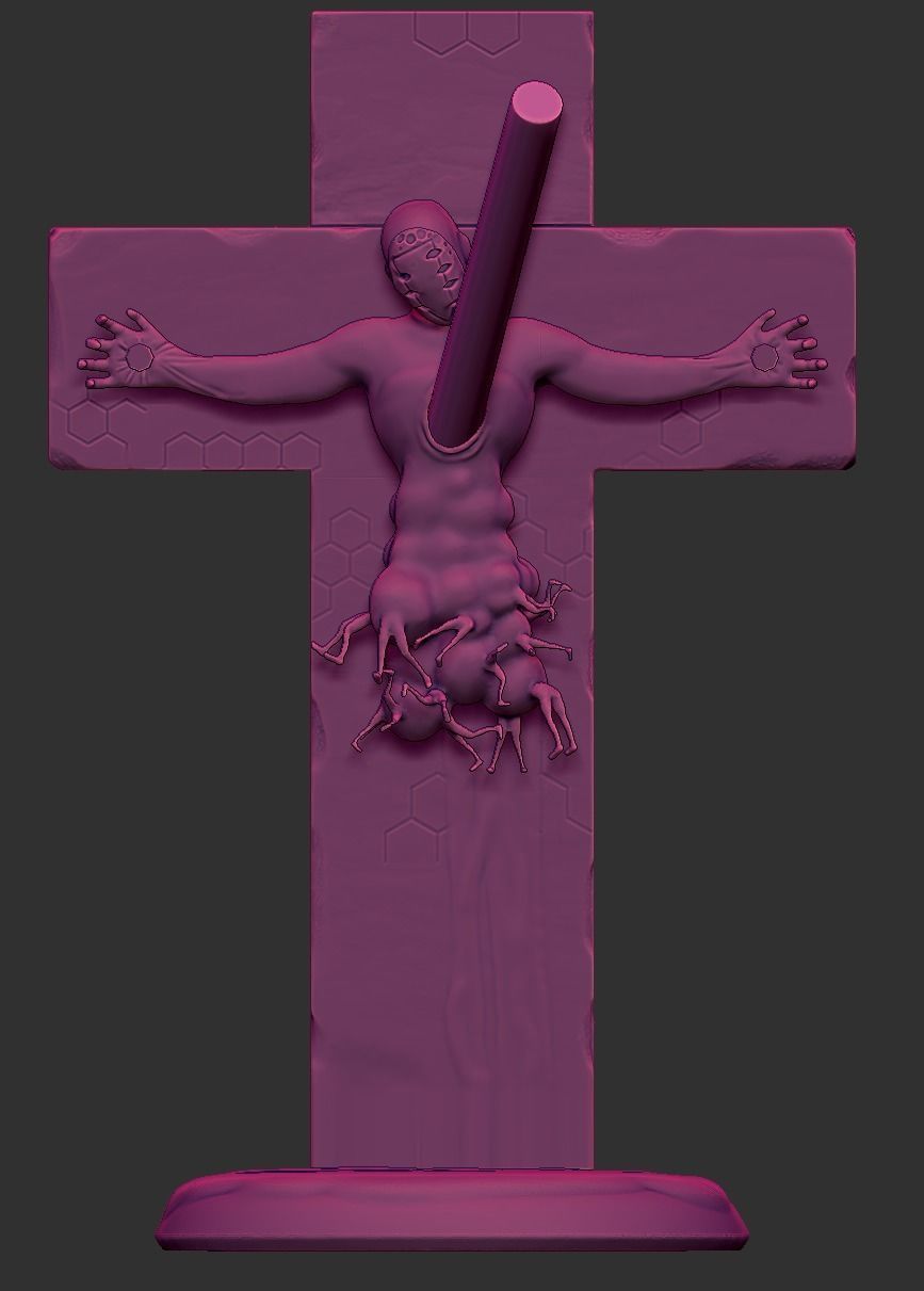 Lilith Pen Holder 3D print model_7