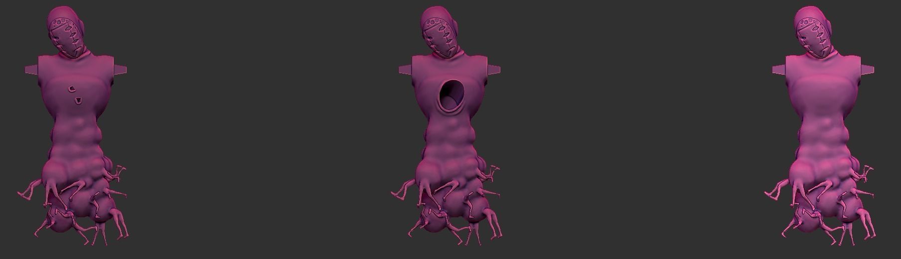 Lilith Pen Holder 3D print model_2