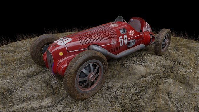 Alfa Romeo 12C Prewar Era 3D model