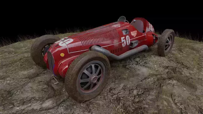 Alfa Romeo 12C Prewar Era 3D model